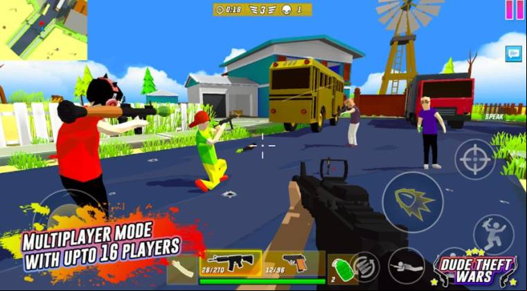 Dude Theft Wars Mod Apk