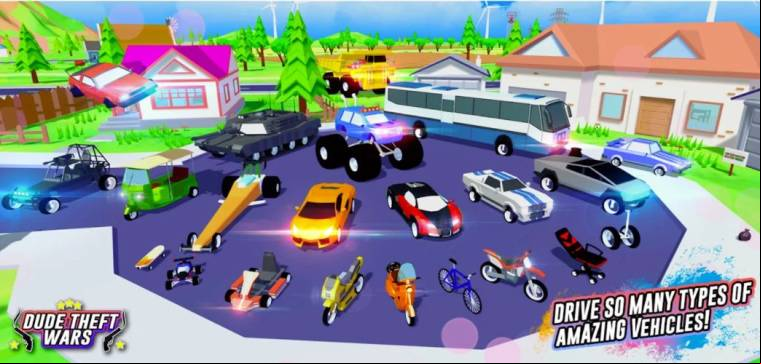 Dude Theft Wars Mod Apk